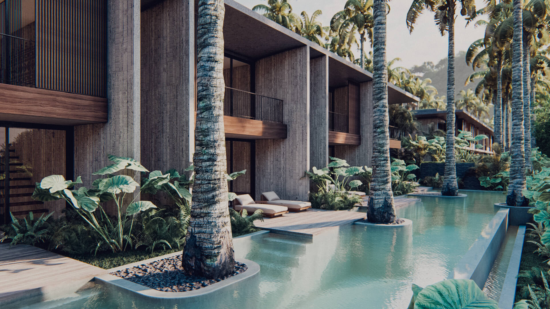 Resort Hotel Duplex Lombok Bali Architect 01